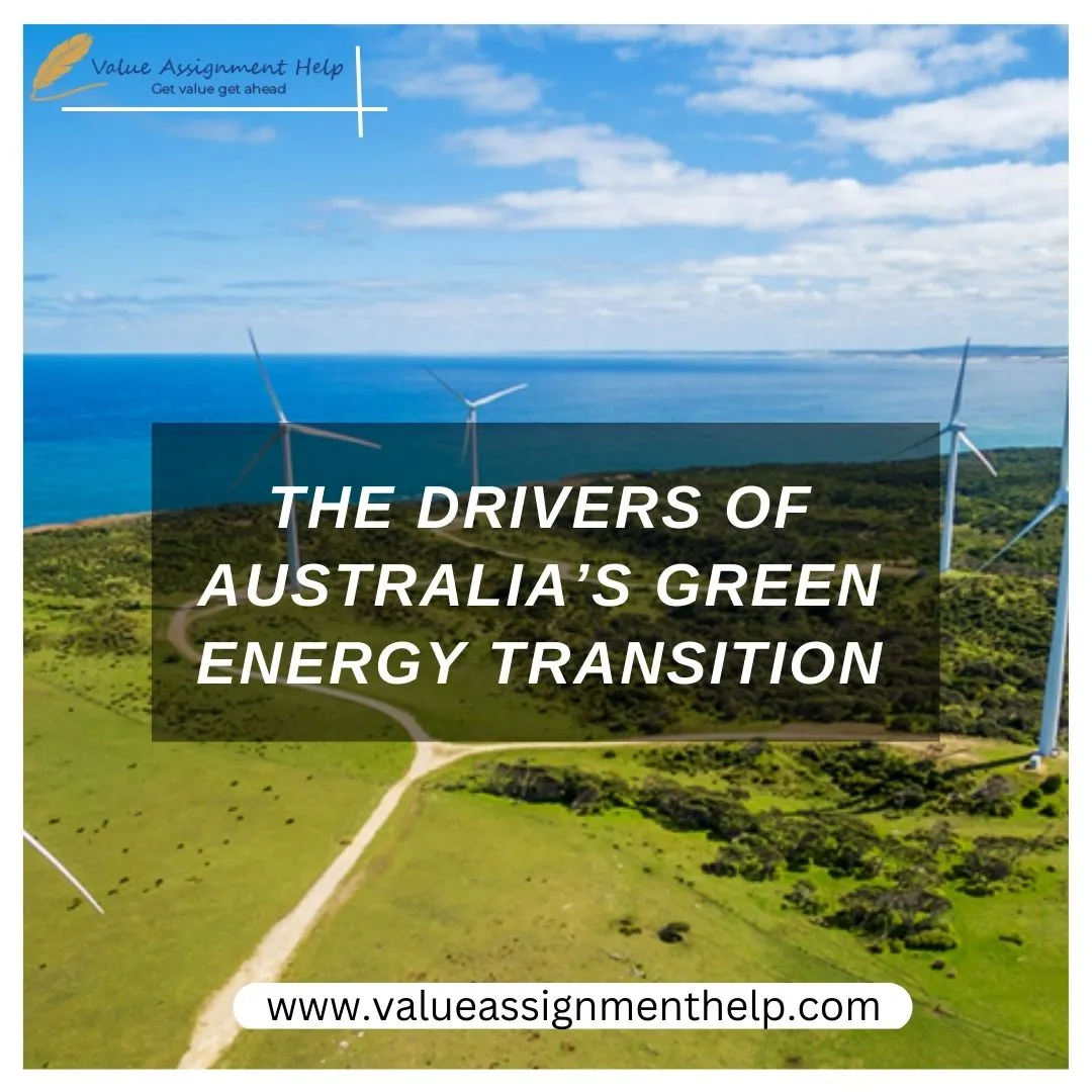 Driver's of Australia green energy transition