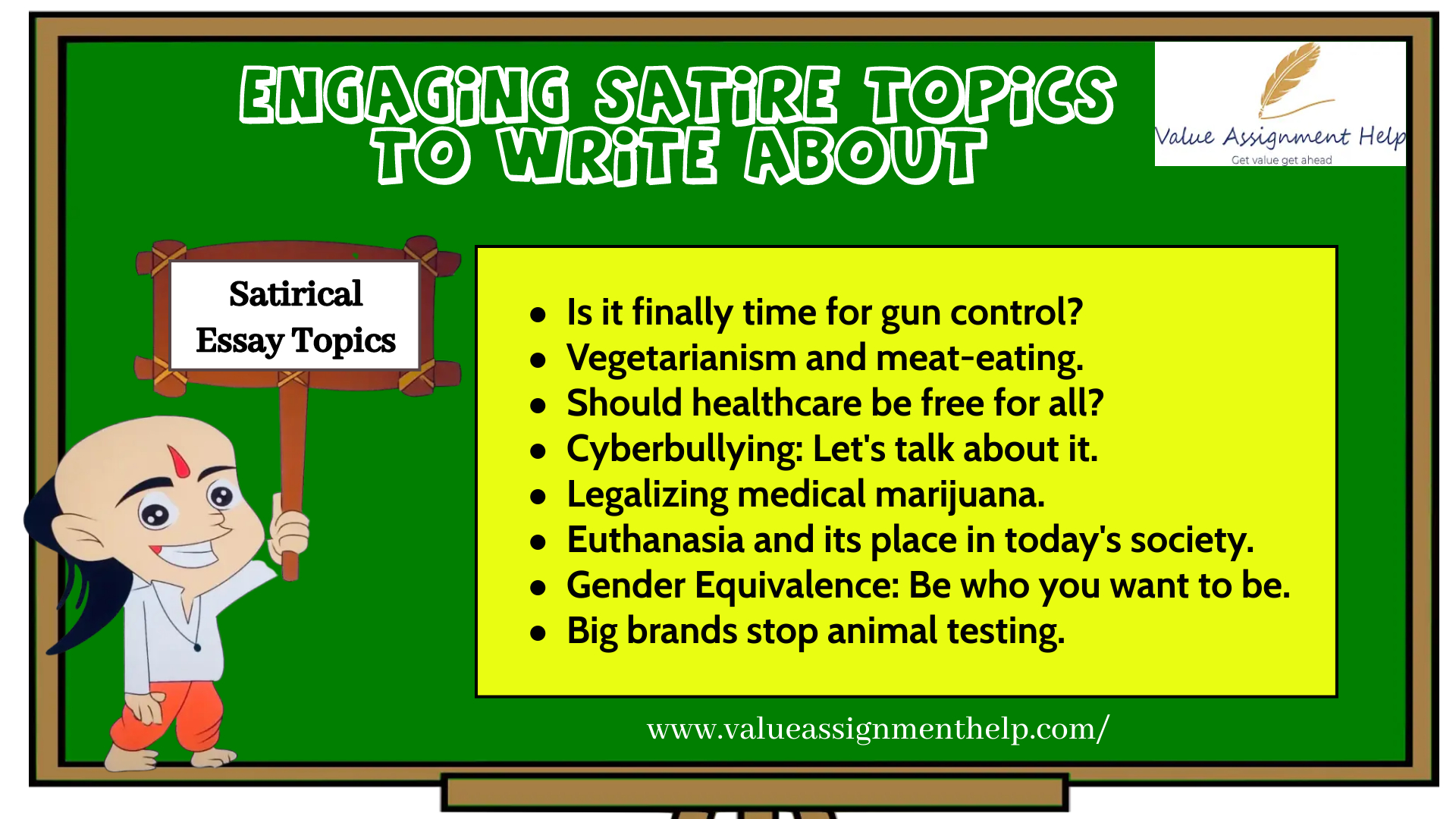 satire topics